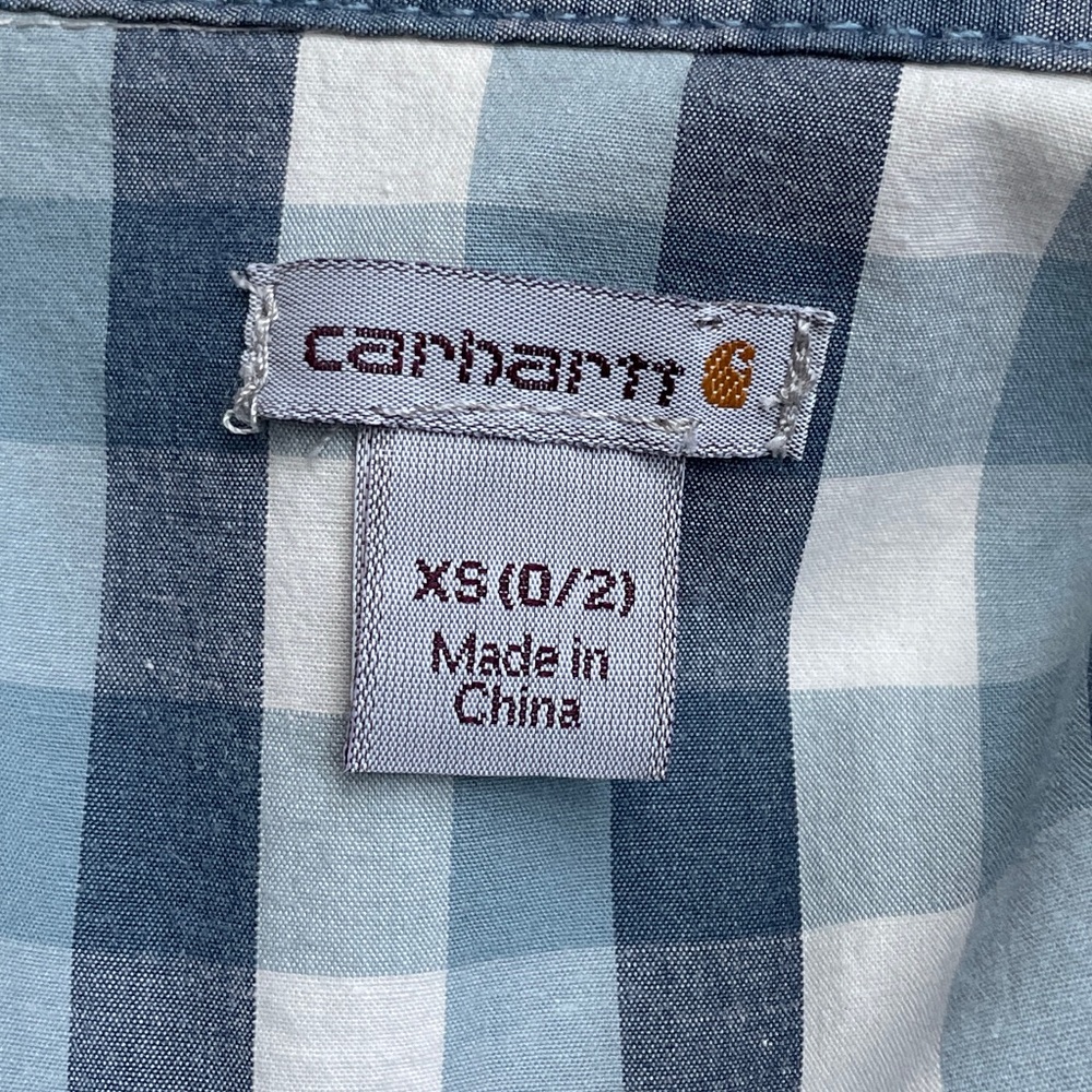 Carhartt button-up shirt, size 0-2 - Picture 6 of 9